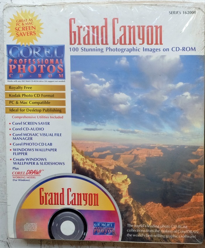 CD Photo Corel Grand Canyon avec Images Haute Résolution Libres de Droits