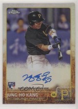 2015 Topps Chrome Rookie Auto Refractor 456/499 Jung-Ho Kang #AR-JK Auto a2v
