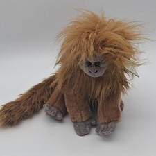 Vintage 2005 Wild Republic Golden Lion Tamarin Monkey Plush 12" NWT K M Stuffed