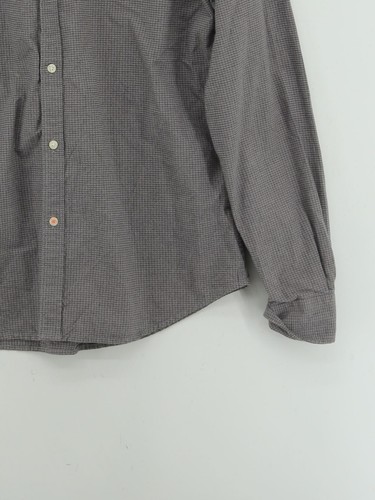 Superdry Men's Shirt L Grey Checkered 100% Cotton Basic - Picture 4 of 7