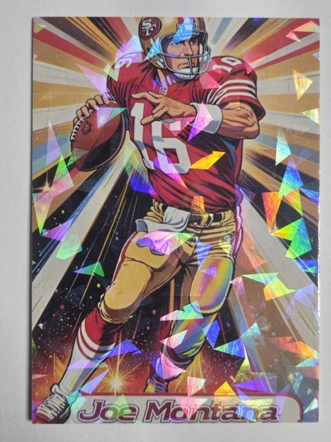 2025 Joe Montana Anime Cracked Ice
