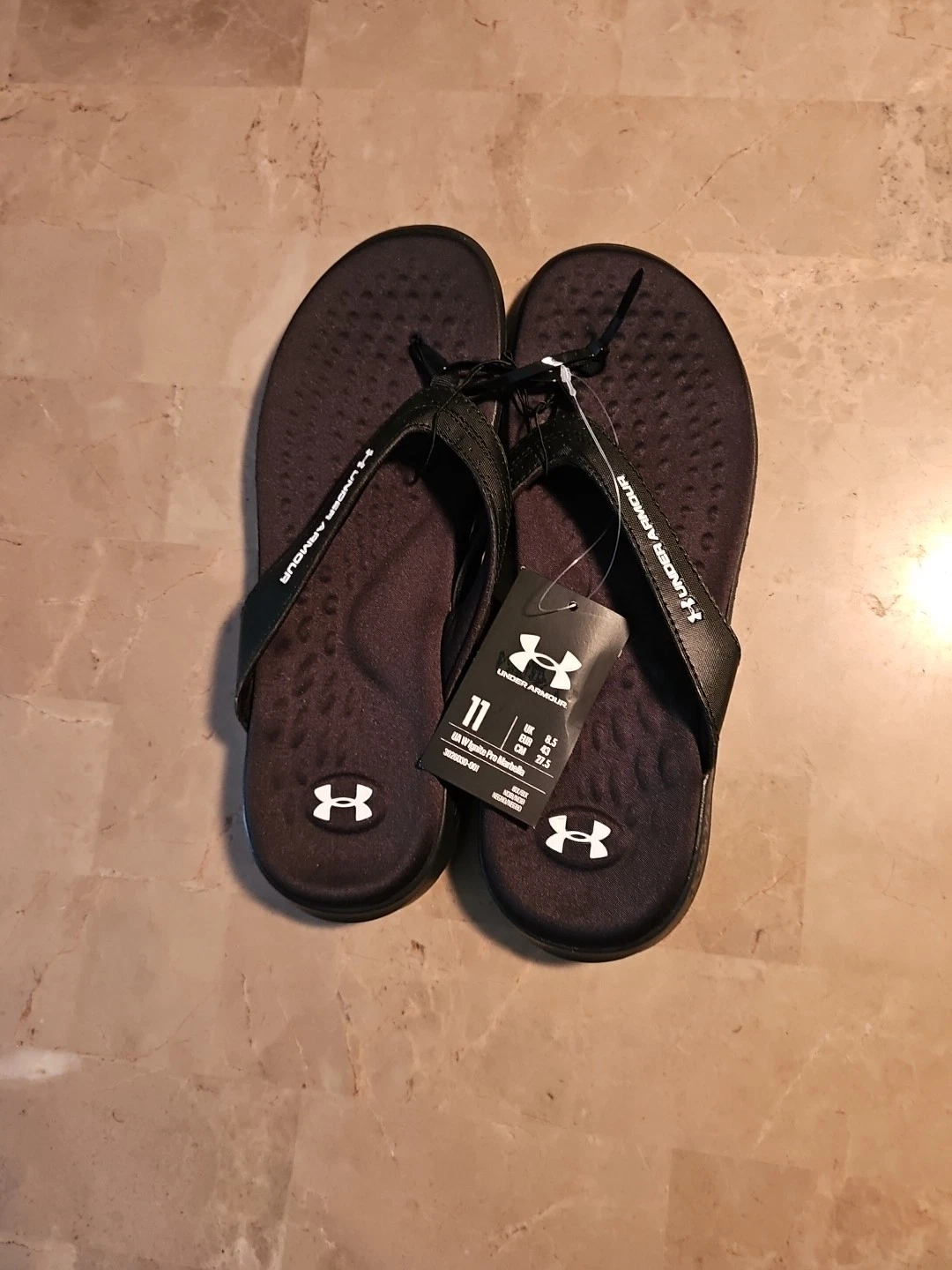 Under Armour Ignite Marbella Womens Sandals Flip Flop - Black,Size,11 #3026030