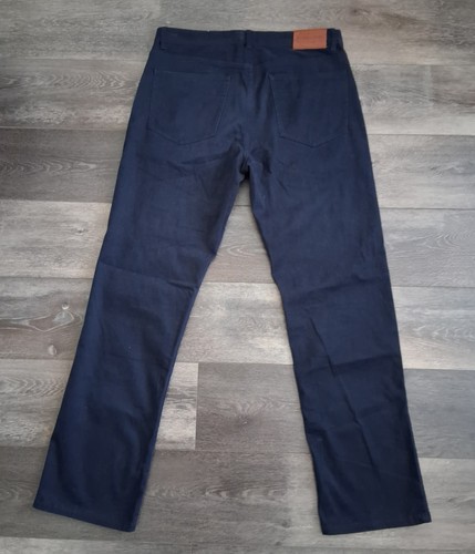 Pendleton weiche Baumwollmischung Chinohose gerades Bein marineblau Herrengröße 32 x 30 - Bild 3 von 13