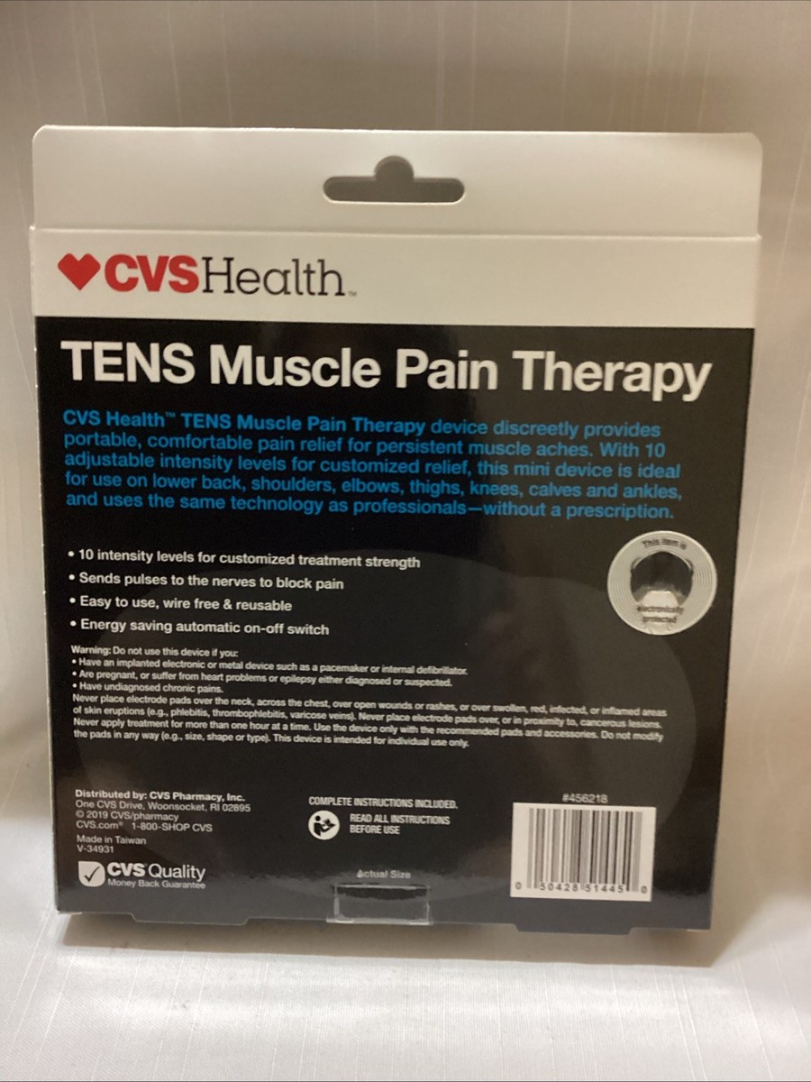 CVS Health Tens Muscle Pain Relief Therapy Unit 456218 for sale online |  eBay