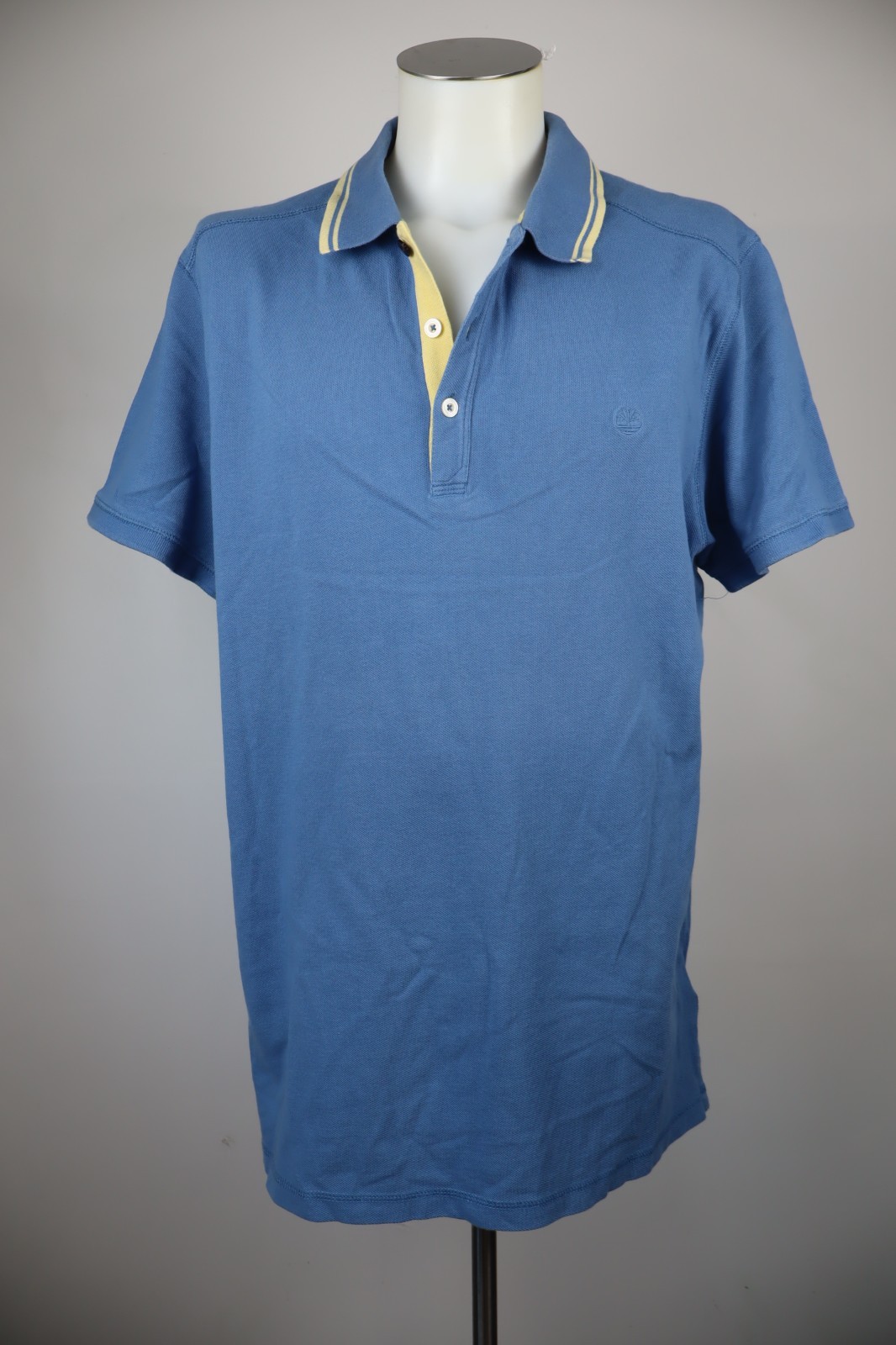 TIMBERLAND POLO JERSEY MENS COTTON SIZE 2XL MAN SHIRT CASUAL VINTAGE SHORT SLEEVE