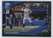 2022 Panini Donruss Elite Field Vision Green Justin Herbert #FV2 0t6a