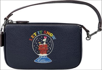 Coach X Peanuts Dempsey Tote - Blue (CE849) for sale online