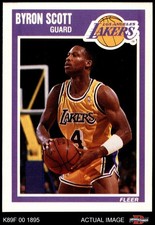 1989 Fleer #78 Byron Scott Lakers Arizona St 8 - NM/MT