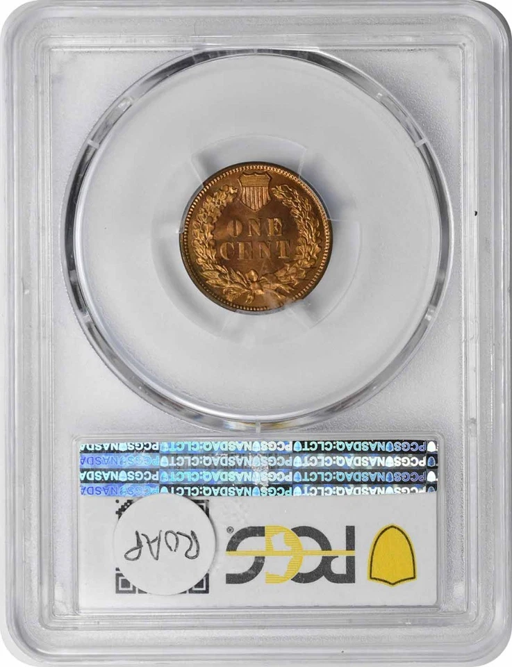 1884 Indian Cent PR65RD PCGS - Image 2 of 4