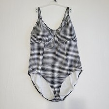 One-Piece Swimsuit Plus Size 3X 24-26 Paneled Twist Back NWT New With Tag