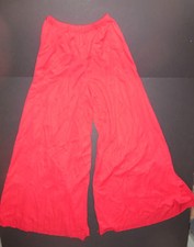 PRAISE LITURGICAL DANCE Palazzo Pants Red Ladies  PLUS Sizes Praisewear