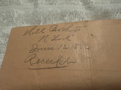 New York - Hill Brothers Antique Bank Drafts 1882 1885 (5) - Picture 13 of 16