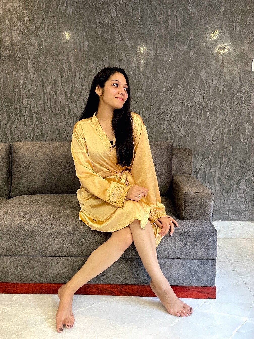 yellow bridesmaid robes