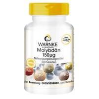 MolybdäN 150 µG - 100 Tabletten, Essentielles Spurenelement, Warnke Vitalstoffe