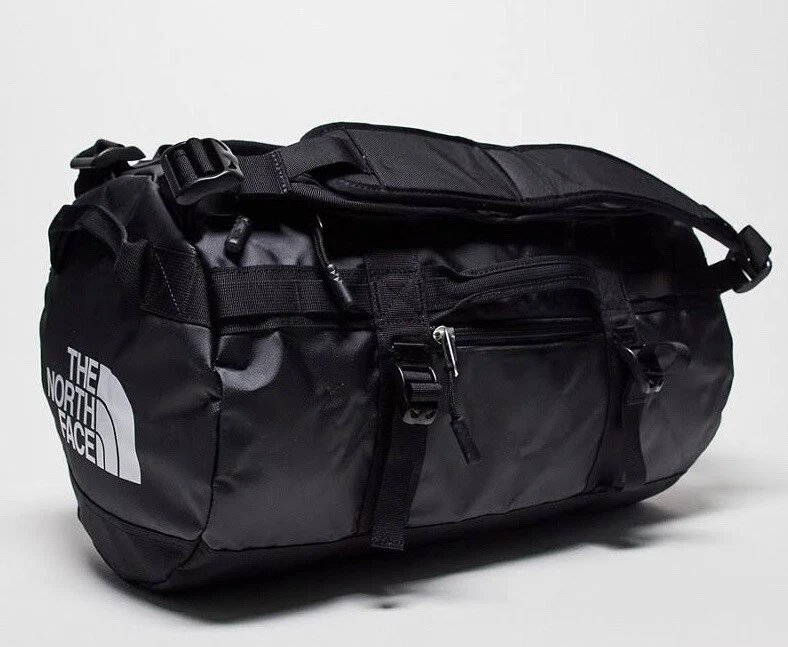 North Face Base Camp Duffel XS Black on Black Backpack 18"