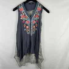 Andree embodied tank top sheer back M