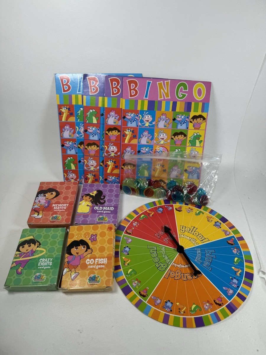 衛生日用品 dora Dora The Explorer Card Games Bingo Go Fish Memory Crazy Eights Old