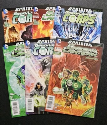 Green Lantern Corps 'UPRISING' Complete set! Parts 1-6 NM 2014 DC 