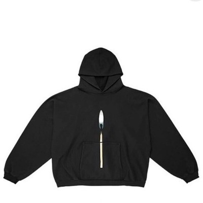 Kanye West DONDA 2 Lit Match Hoodie Black