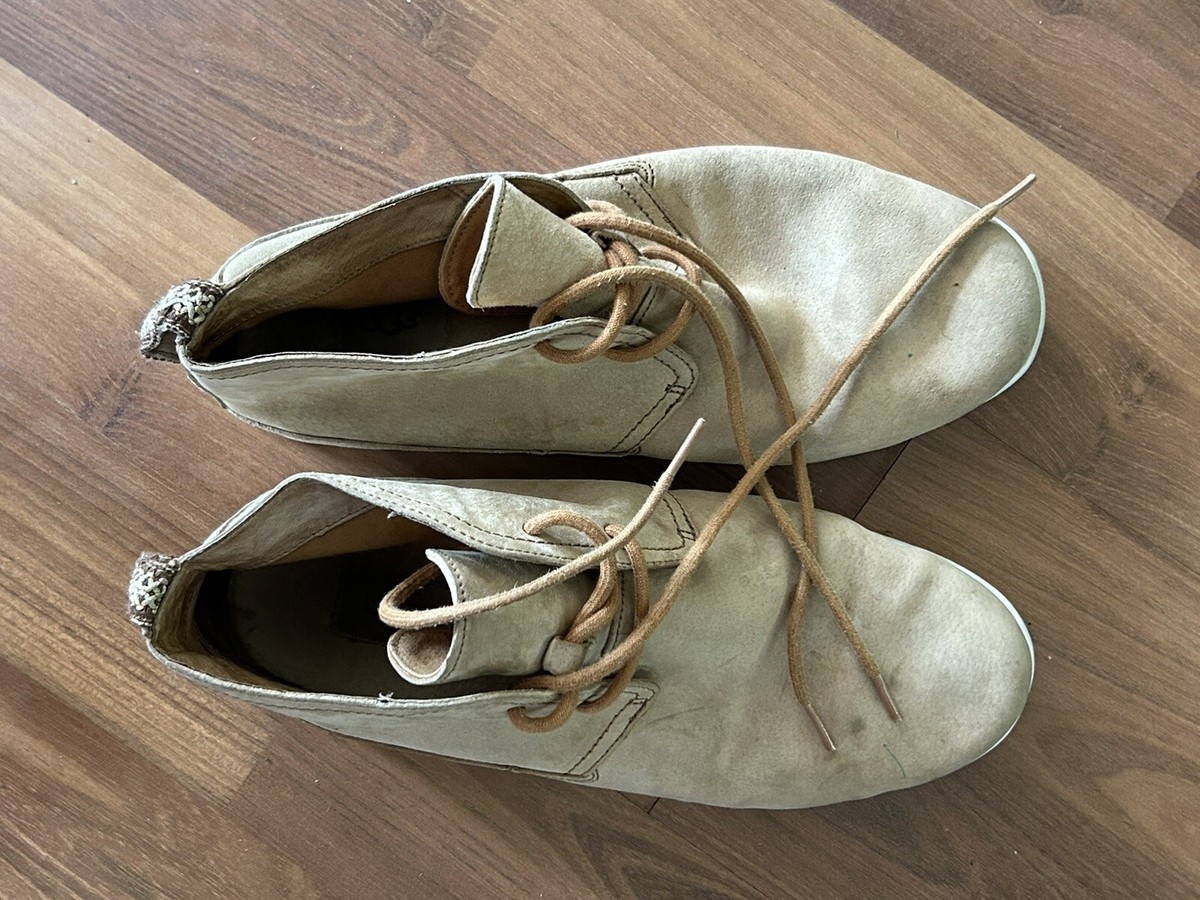 UGG Freamon Men\'s 11 Brown Beige Suede Chukka Ankle Boots Shoes Lace Up 1007645 UGG Men main image 3