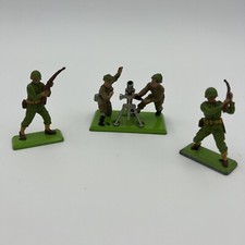 Britains Deetail British Mortar Infantry Troop Soldiers Figure WW2 WWII England
