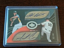 Matt Cain & Joe Blanton - #9/25 - 2007 Exquisite Rookie Signatures Draft Duals 