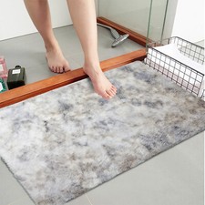 Non Slip Bath Mat Extra Large Bathroom Rugs Water Absorbent Toilet Pedestal Mats