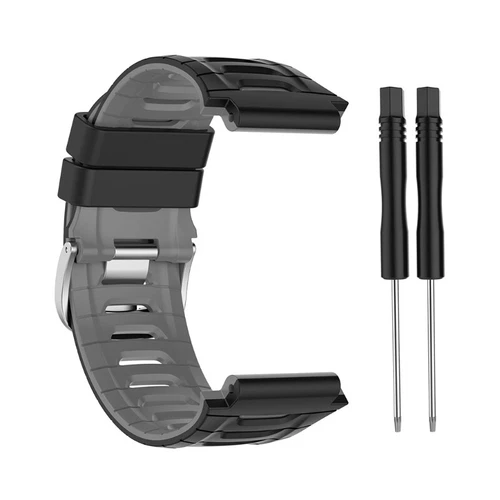 Cinturino Cintura per Garmin-Forerunner 920XT Braccialetto Silicone Durevole - Foto 10 di 23
