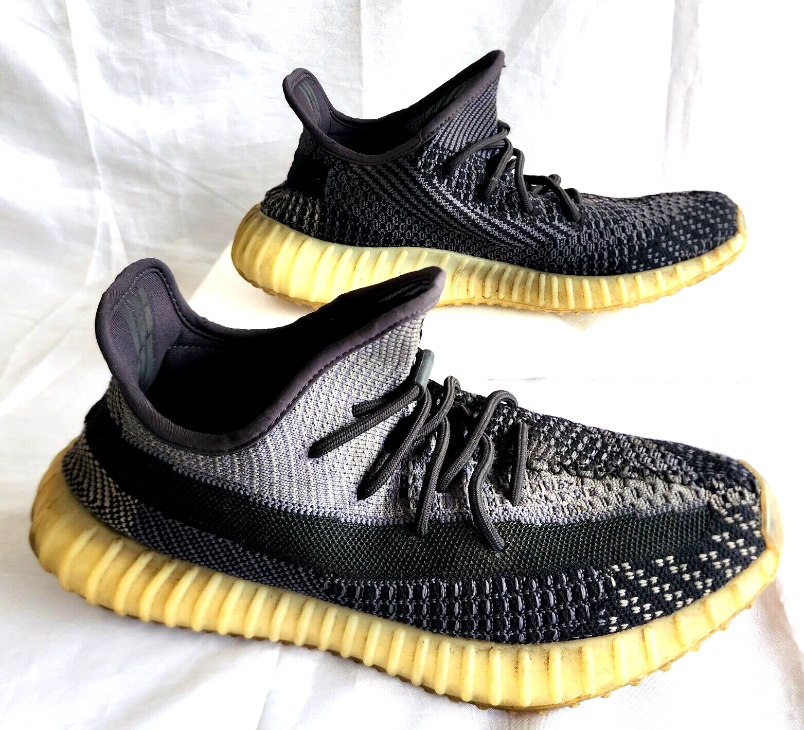 Adidas Yeezy Boost 350 V2 Uomo 11.5 Nero Fz5000 Sneakers Taglio Basso Scarpe Facile