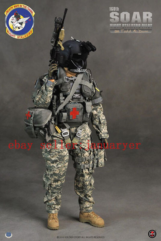 Perfect Soldier Story Ss046 1/6 160th Soar Night Stalkers Pilot