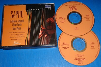 Ciesinski/Lubin/Vanzo/Vassar/Cambreling GOUNOD Sapho - Gala 2 CD set
