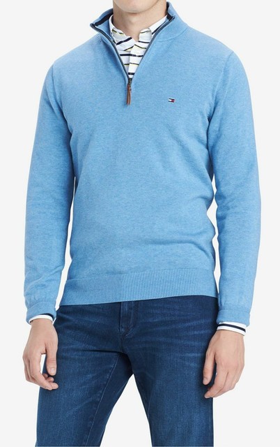 tommy hilfiger quarter zip pullover