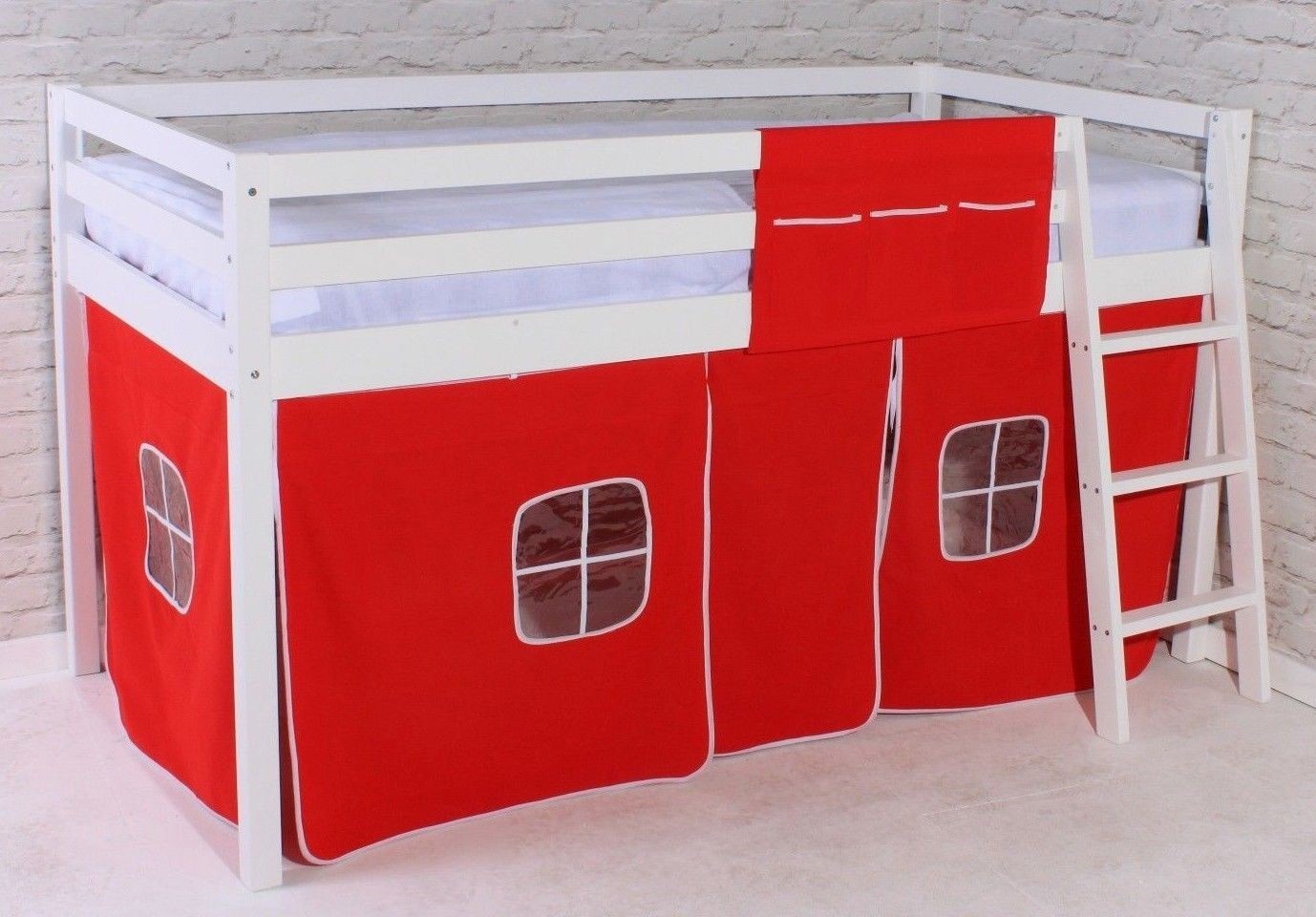 BED TENT CURTAIN ONLY FREE POCKET on selected options Cabin Bed 100