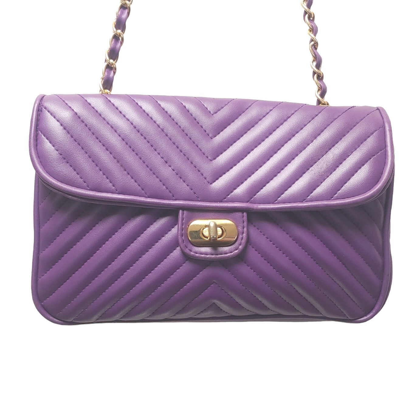 Handbag Monique Purse Plum Purple Chain Shoulder Bag Crossbody Chain Strap Y2k-image