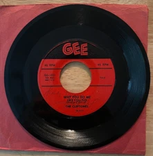DOO WOP 45 THE CLEFTONES I LIKE YOUR STYLE OF MAKING.. ON GEE SIGNED BY HERB COX