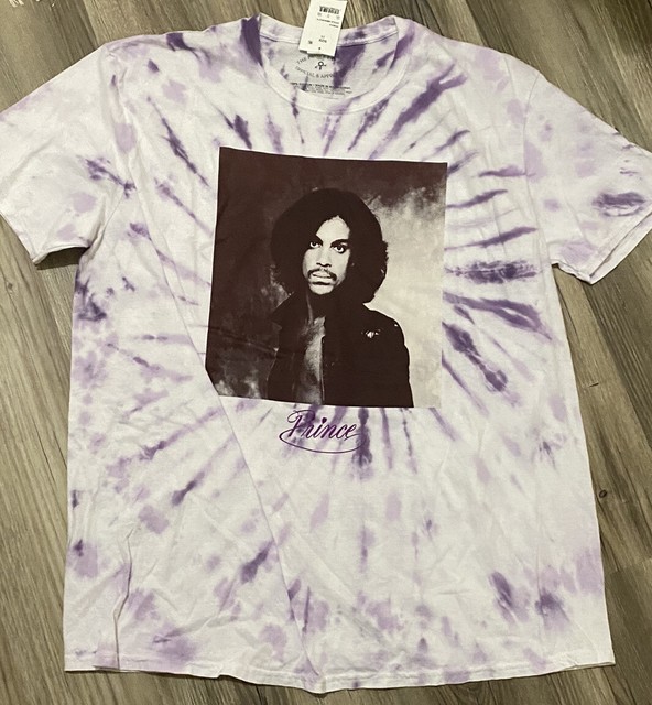 Prince Tie Dye Graphic T Shirt Purple 