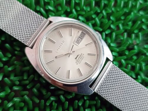 SCHÖNE VINTAGE CITIZEN LEOPARD SUPER BEAT8 ORIGINAL ZIFFERBLATT AUTOMATIK 24 JEWELS UHR - Bild 11 von 14