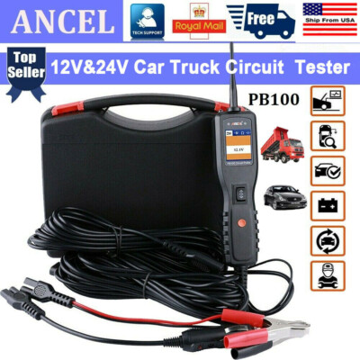 Ancel PB100 12V/24V Power Probe Circuit Tester DC/AC Electrical System Tool