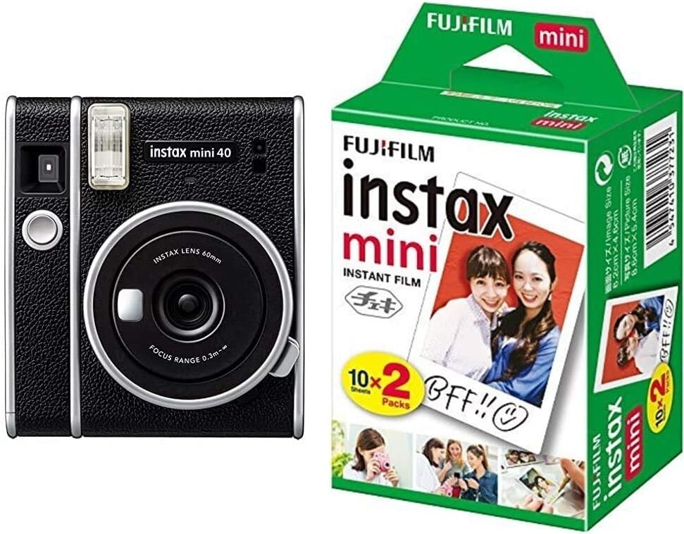 FUJIFILM Instax Mini 40 Instant Camera Bundle with 20 Film Sheets-image