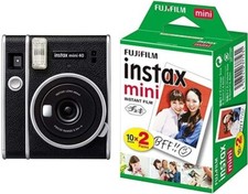 FUJIFILM Instant Camera Instax Mini 40 INS MINI 40 Film 20 Sheet Set
