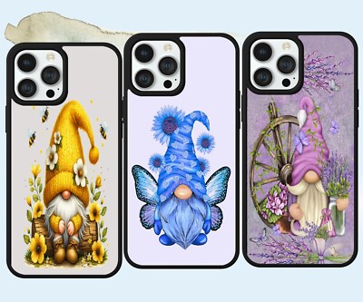 GNOME GONK BLUMENDRUCK SOMMER HANDYHÜLLE FÜR IPHONE SAMSUNG GOOGLE PIXEL
