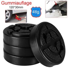 4 Gummiauflage Wagenheber Gummiplatte Gummiteller Werkstatt Hebebühne Gummiklotz