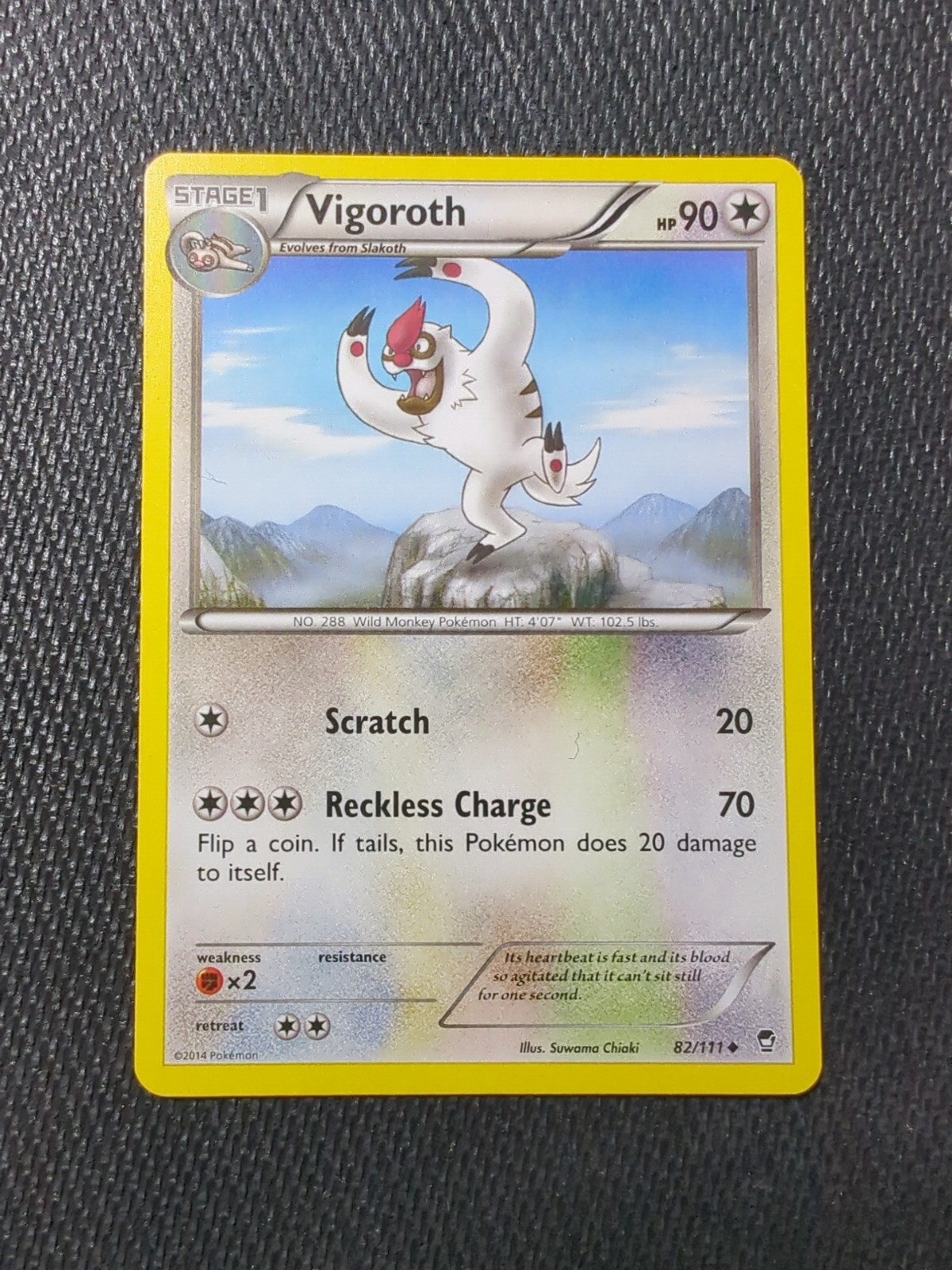 Pokémon TCG Vigoroth Furious Fists 82/111 Regular Uncommon