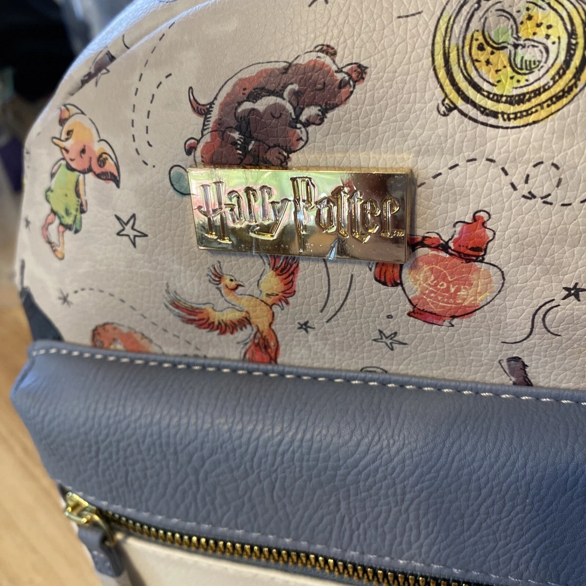 Harry Potter Mini Backpack Watercolor Icons Bioworld Hogwarts
