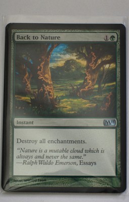 Back To Nature Magic The Gathering Playset Mtg M11 Ebay