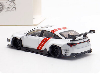 LMF 1/64 Scale Toyota Avalon Concept White DieCast Car Model Toy