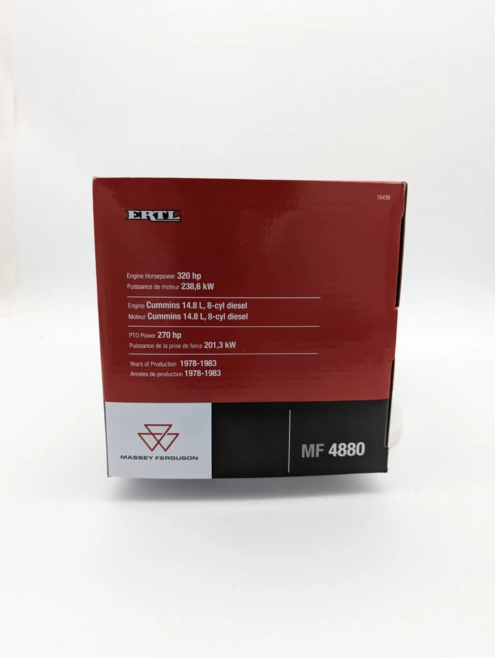 1/32 Massey Ferguson 4880 4WD Tractor Prestige Collection 16439 Ertl - Image 3 of 4
