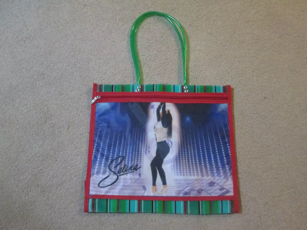 SELENA QUINTANILLA..14in X16inX7in..(2) POCKET TOTE BAG..NEW