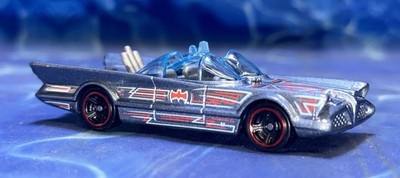 Hot Wheels Batman TV Batmobile Blue Pinstripes 1/64 Diecast Loose Red Lines Mod
