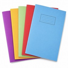 SILVINE A4 / A5 Exercise Books 80 Page School Notebooks Homework Homeschool